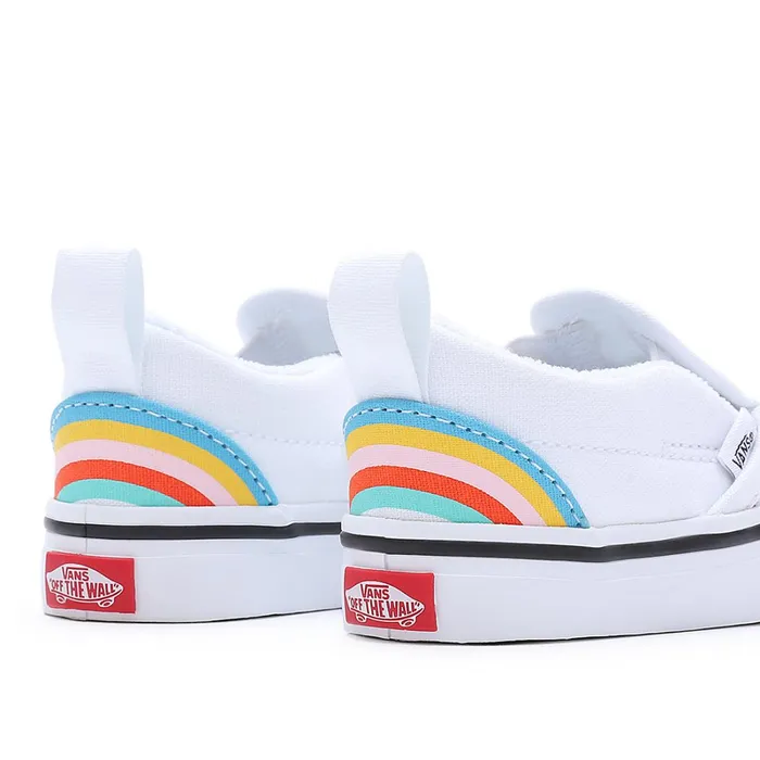 Vans View All Kids Toddler SlipOn Hook And Loop Shoes 14 Years White