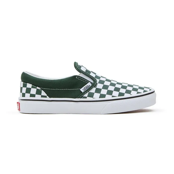Vans View All Kids Youth Color Theory Classic SlipOn Shoes 814 Years Green
