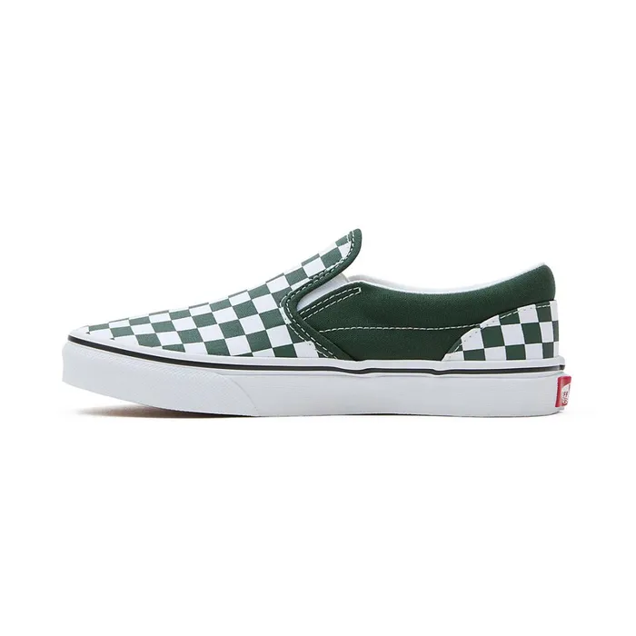 Vans View All Kids Youth Color Theory Classic SlipOn Shoes 814 Years Green