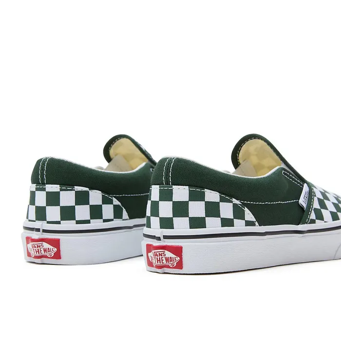 Vans View All Kids Youth Color Theory Classic SlipOn Shoes 814 Years Green