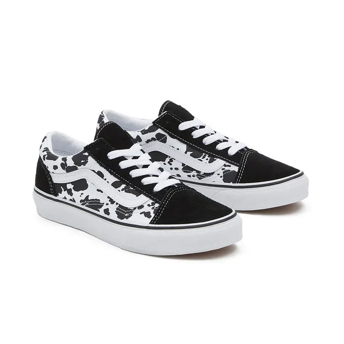 Vans View All Kids Youth Cow Old Skool Shoes 814 Years Black