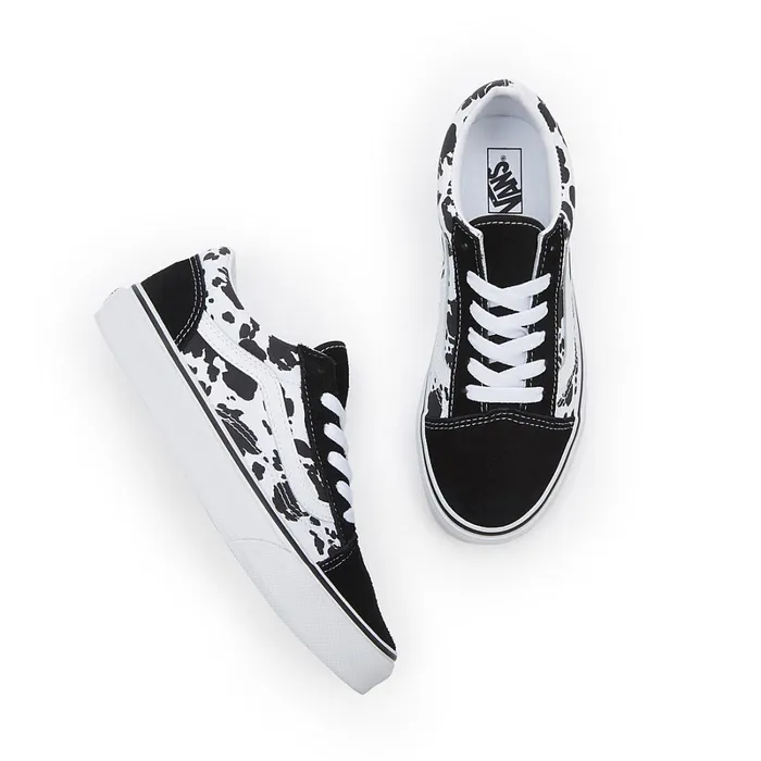 Vans View All Kids Youth Cow Old Skool Shoes 814 Years Black