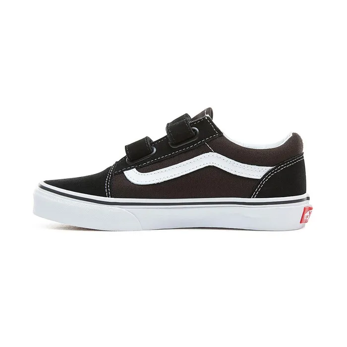 Vans View All Kids Youth Old Skool Hook And Loop Shoes 814 Years Black