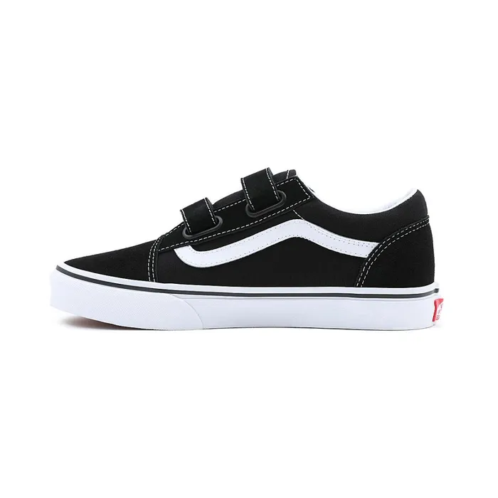 Vans View All Kids Youth Old Skool Hook And Loop Shoes 814 Years Black