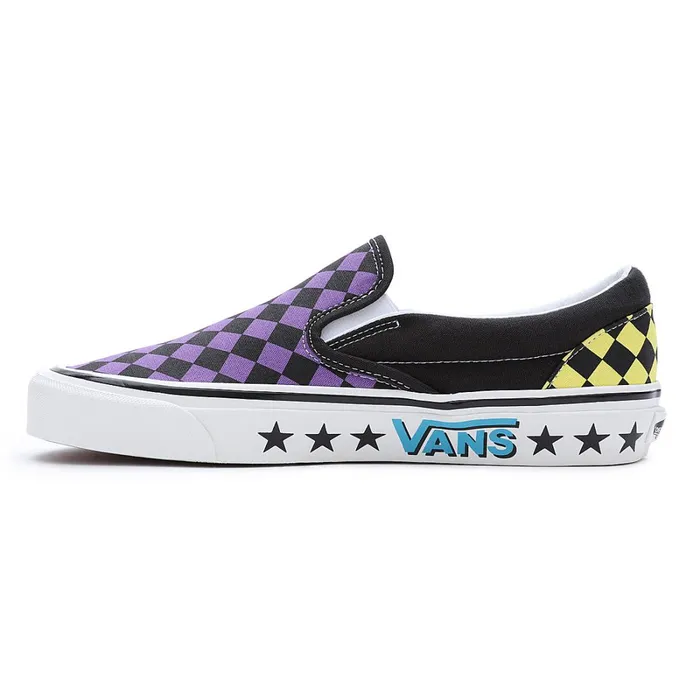 Vans View All Men Diamond Check Classic SlipOn 98 DX Shoes Purple