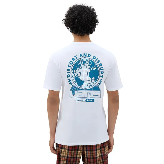 Vans View All Men Distort And Disrupt TShirt White