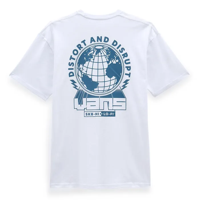 Vans View All Men Distort And Disrupt TShirt White