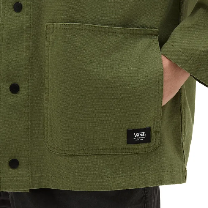 Vans View All Men Drill Chore Jacket Green