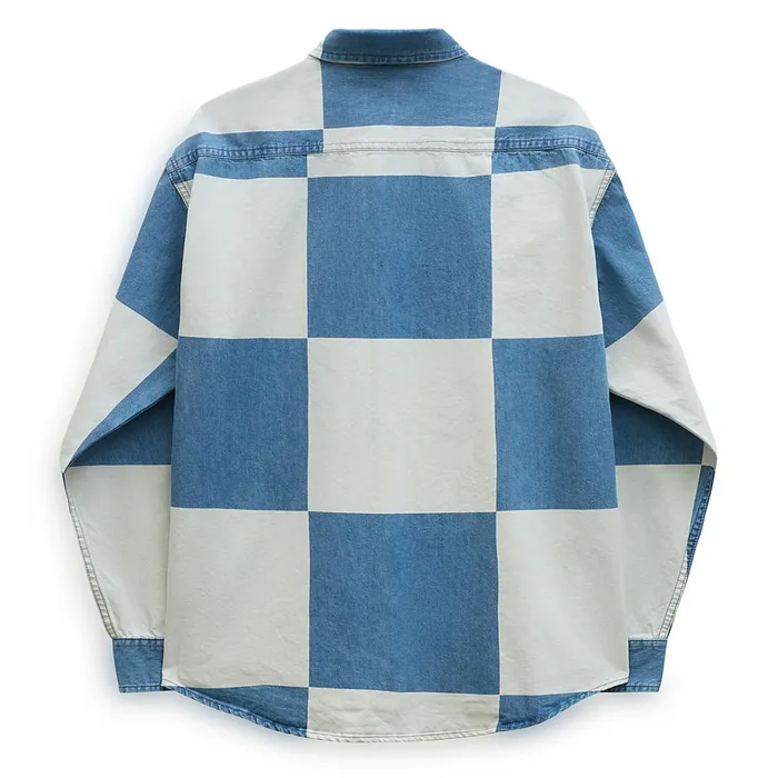 Vans View All Men Gomez Denim Long Sleeve Woven Shirt Blue