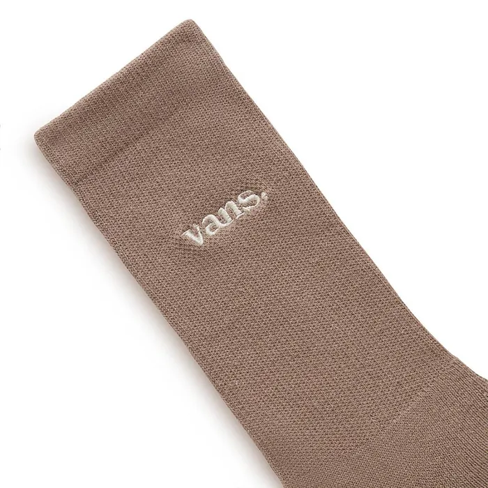 Vans View All Men Lowercase Crew Socks 1 Pair Beige