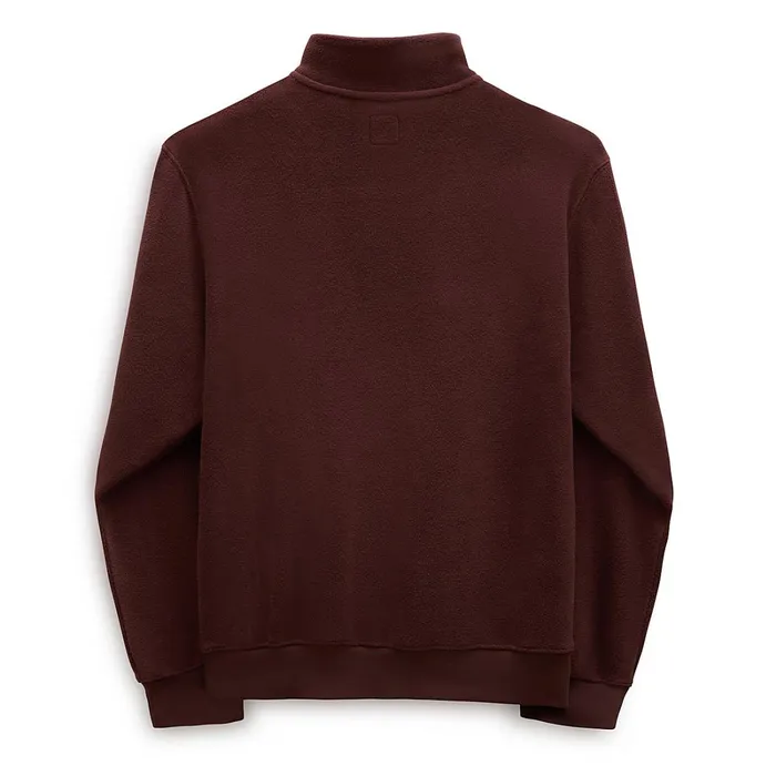 Vans View All Men Lowered Loosed Polar Quarter Zip Fleece Brown