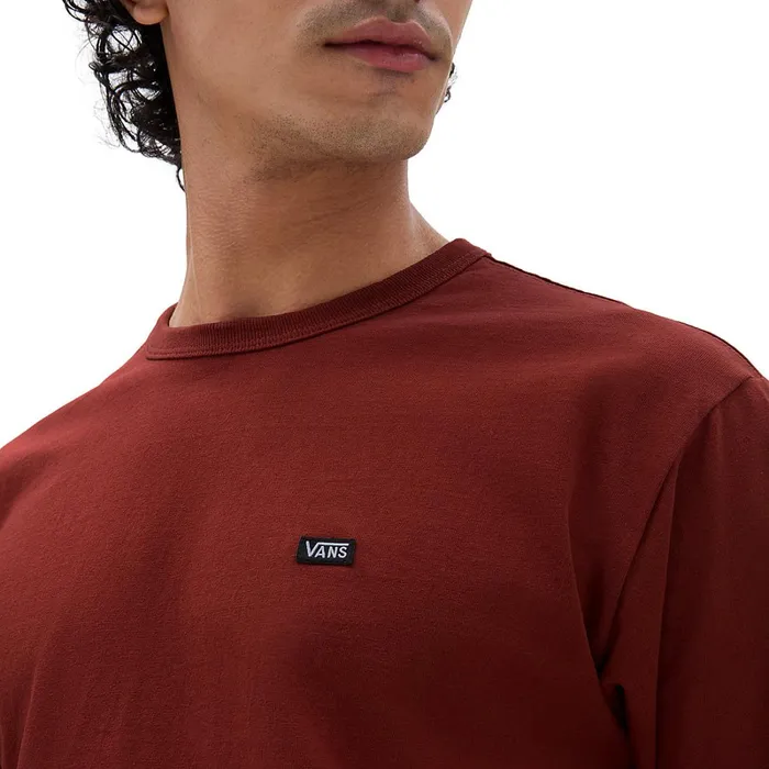 Vans View All Men Off The Wall Classic Long Sleeve TShirt Red