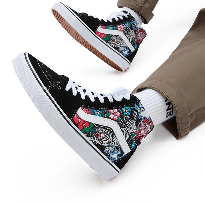 Vans View All Men Sk8Hi Tiger Floral Shoes Multicolour