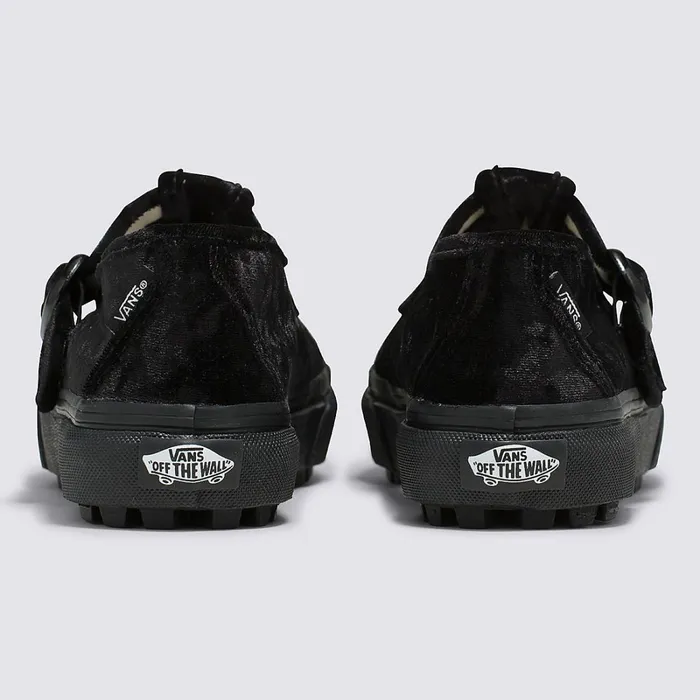 Vans View All Men Style 93 Crushed Velvet Shoes Black