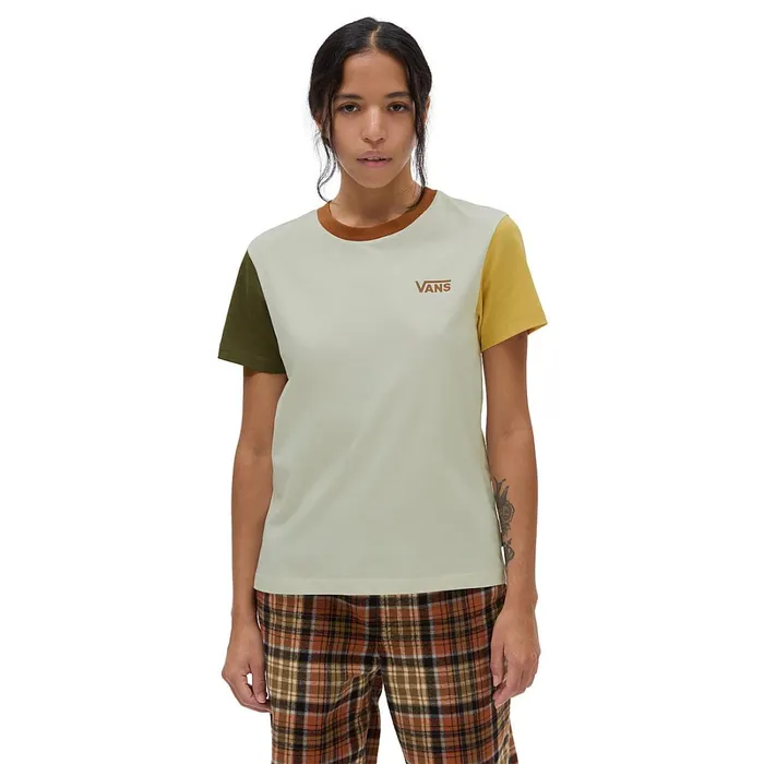 Vans View All Women Colorblock Crew TShirt Multicolour