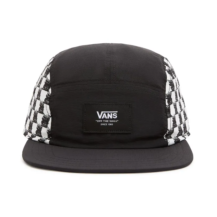 Vans View All Women DIY Checkerboard Curved Bill Hat Black