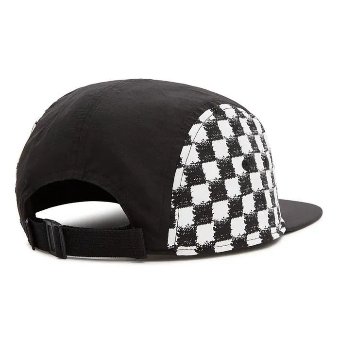 Vans View All Women DIY Checkerboard Curved Bill Hat Black