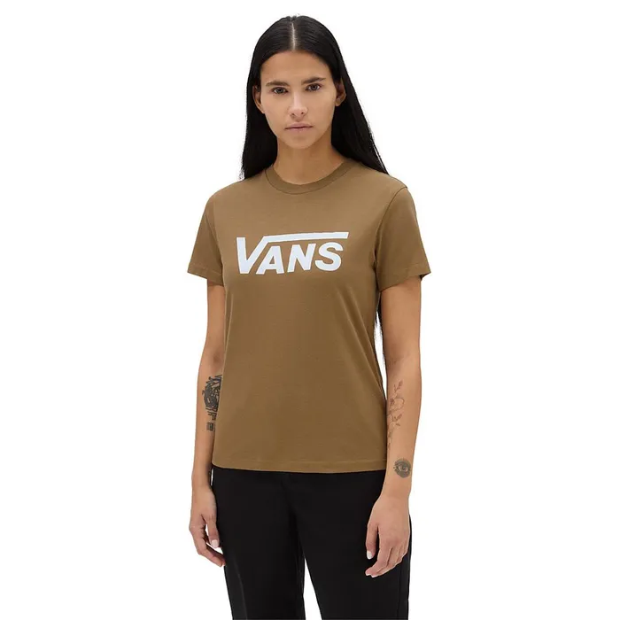 Vans View All Women Flying V Crew TShirt Brown