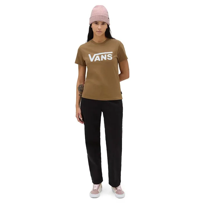 Vans View All Women Flying V Crew TShirt Brown