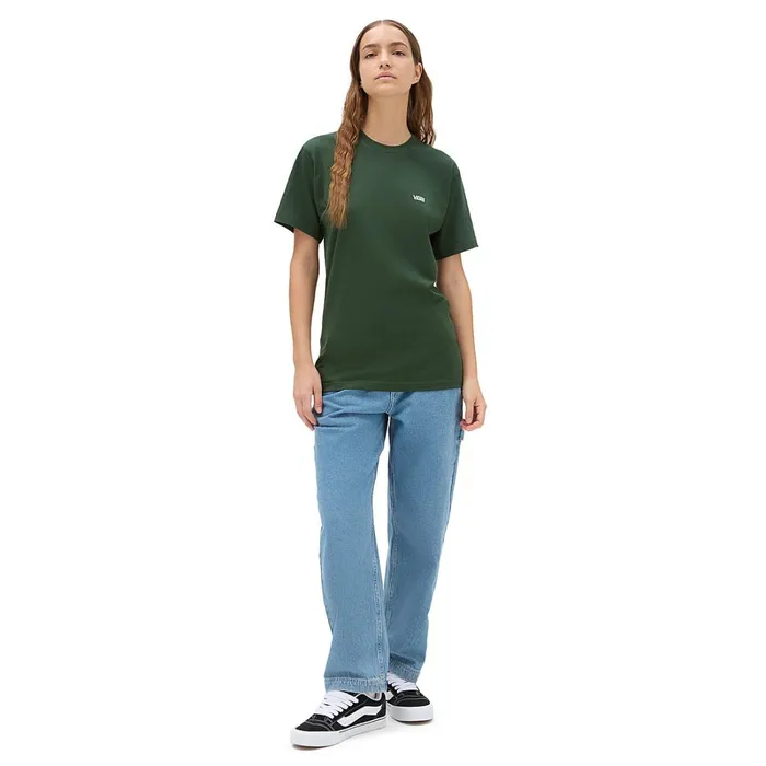 Vans View All Women Left Chest Logo TShirt Green