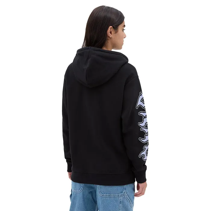 Vans View All Women Manic Type Boyfriend Pullover Hoodie Black