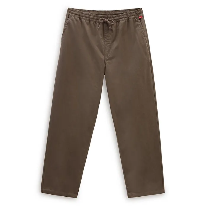 Vans View All Women Range Baggy Tapered Elastic Waist Trousers Brown