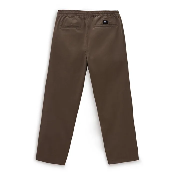 Vans View All Women Range Baggy Tapered Elastic Waist Trousers Brown