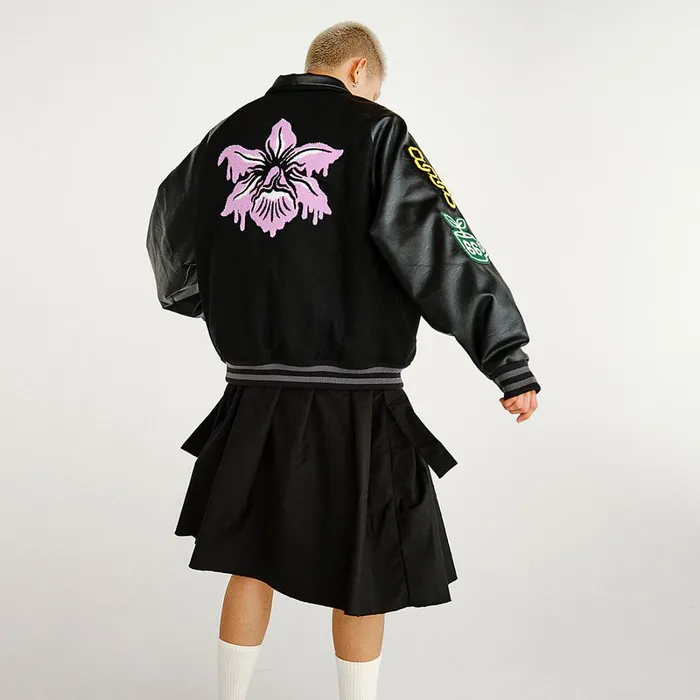 Vans View All Women Vault By X Goodfight Lettermans Jacket Black