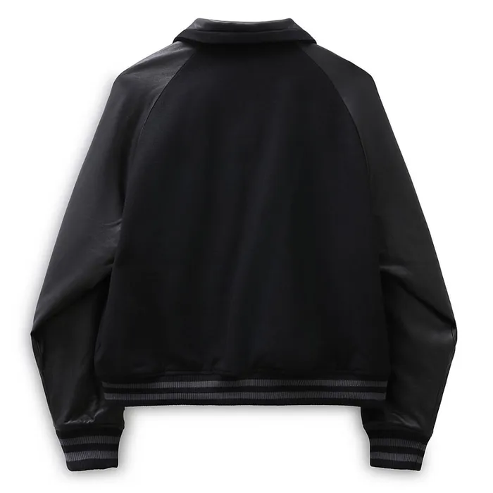 Vans View All Women Vault By X Goodfight Lettermans Jacket Black