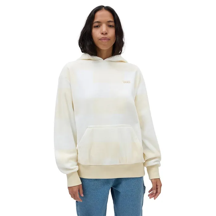Vans View All Women Winter Checker Bloussant Pullover Hoodie Beige
