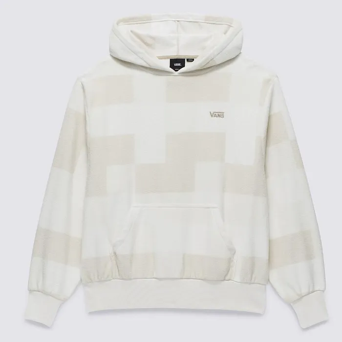 Vans View All Women Winter Checker Bloussant Pullover Hoodie Beige