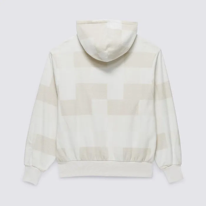 Vans View All Women Winter Checker Bloussant Pullover Hoodie Beige