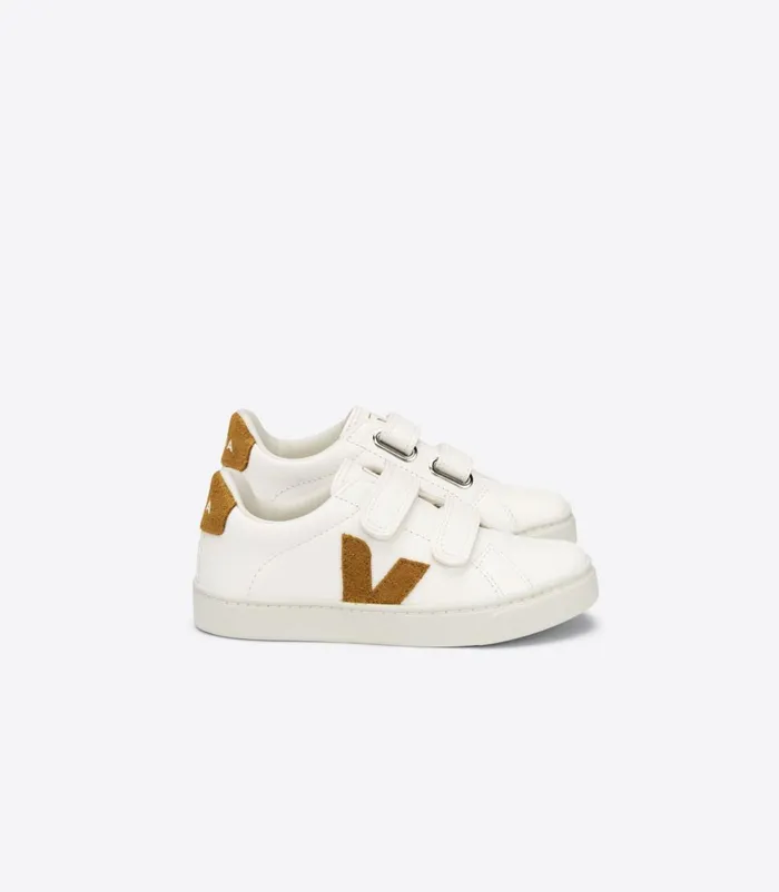 VEJA Esplar Kids ESPLAR CHROMEFREE LEATHER WHITE CAMEL