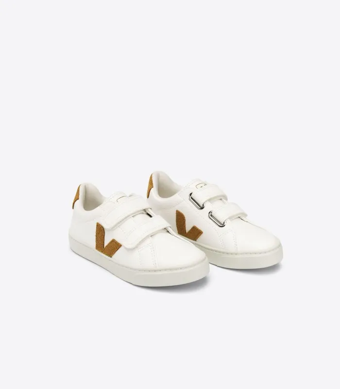 VEJA Esplar Kids ESPLAR CHROMEFREE LEATHER WHITE CAMEL