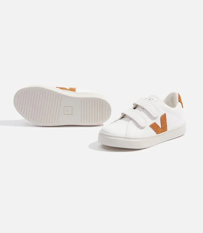 VEJA Esplar Kids ESPLAR CHROMEFREE LEATHER WHITE CAMEL