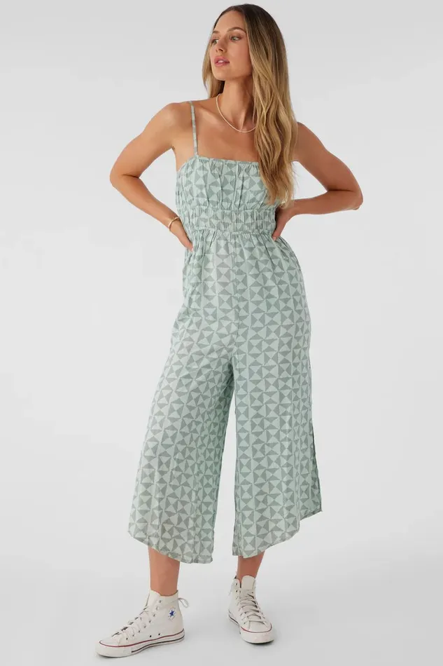 VERA AMOR GEO JUMPSUIT Blue Haze Women O039NEILL Clothing