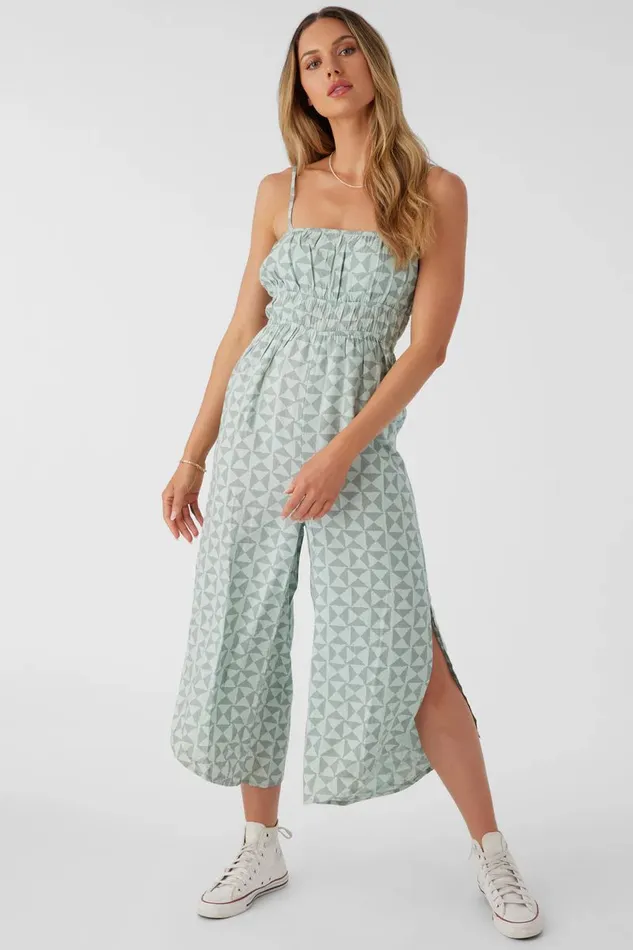 VERA AMOR GEO JUMPSUIT Blue Haze Women O039NEILL Clothing