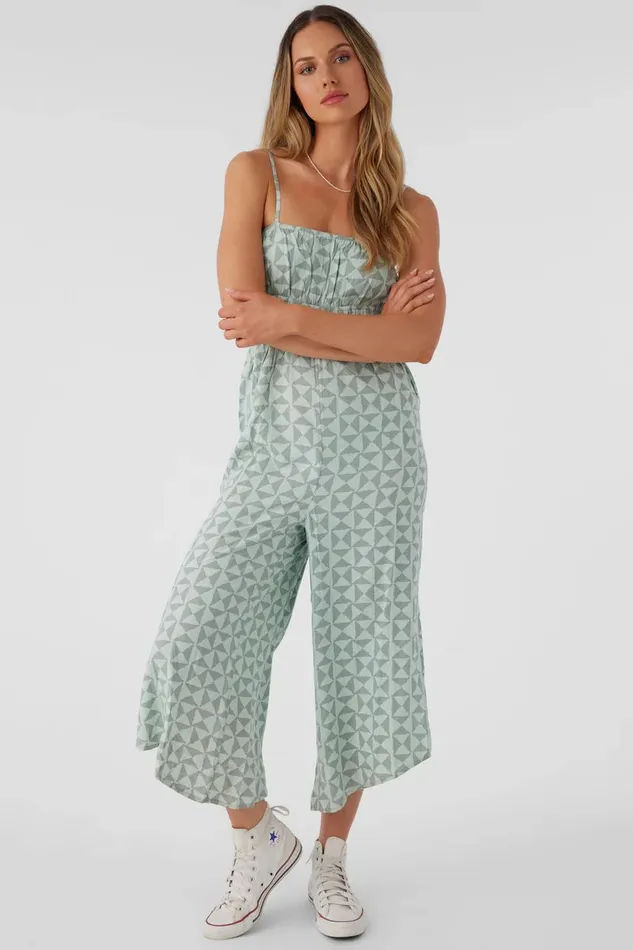 VERA AMOR GEO JUMPSUIT Blue Haze Women O039NEILL Clothing