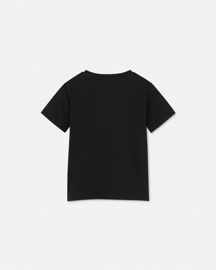 Versace Crystal 03990s Vintage Logo TShirt Black Kids Shirts and Tshirts