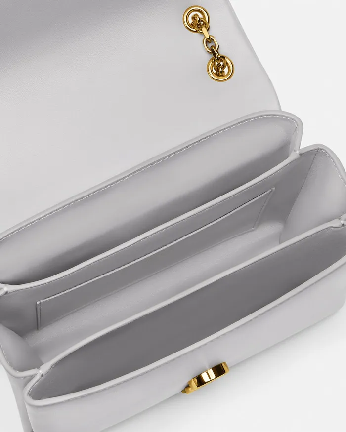Versace Kleio Shoulder Bag Gray Women Shoulder and Crossbody