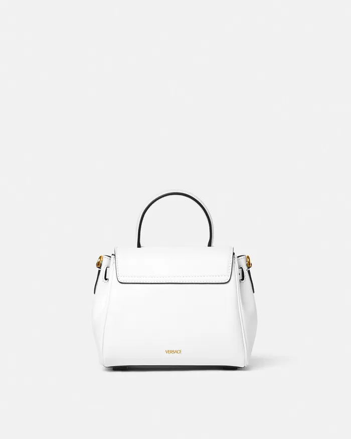 Versace La Medusa Small Handbag White Women Top Handle