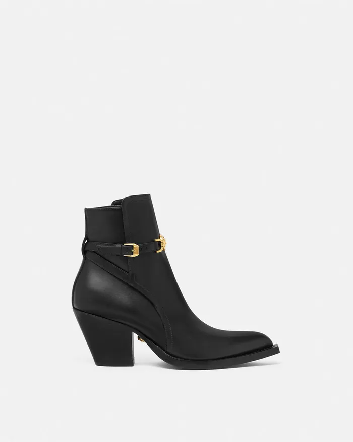 Versace Medusa 03995 Ankle Boots 25034 65 Mm Blackgold Women Boots