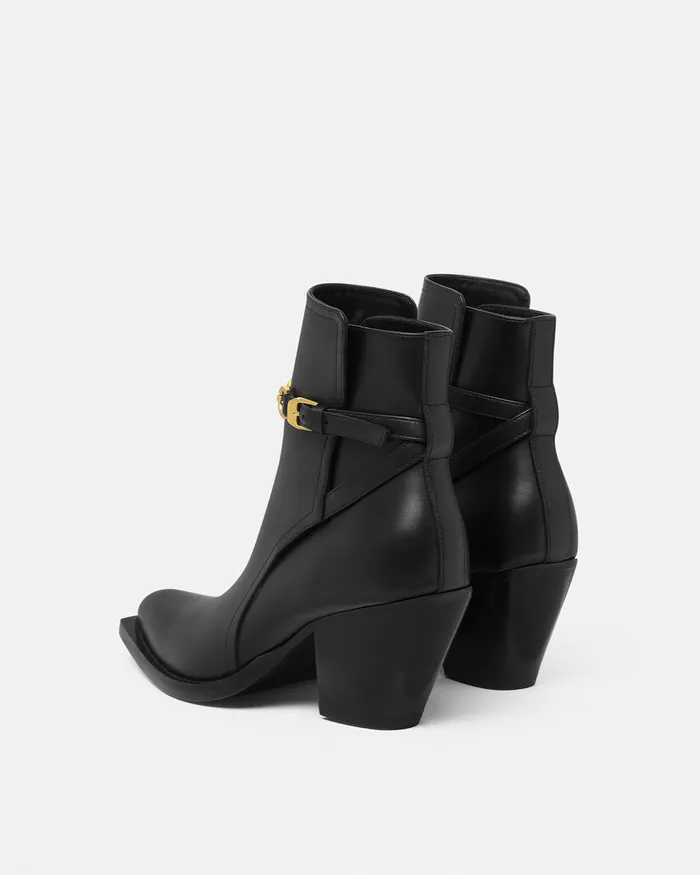 Versace Medusa 03995 Ankle Boots 25034 65 Mm Blackgold Women Boots