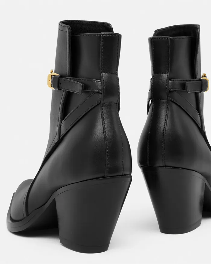 Versace Medusa 03995 Ankle Boots 25034 65 Mm Blackgold Women Boots
