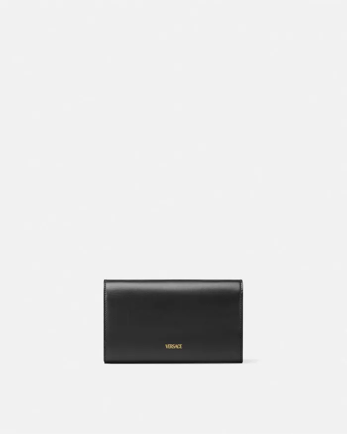 Versace Medusa 03995 Crossbody Bag Blackgold Women Mini Bags and Clutches