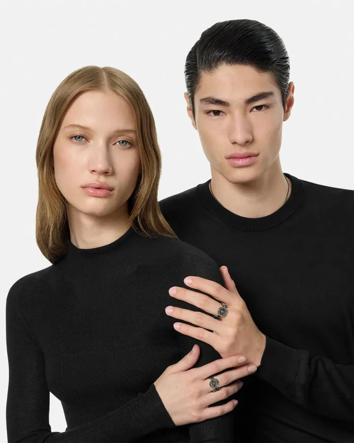 Versace Medusa 03995 Ring Silver WomenMen Rings