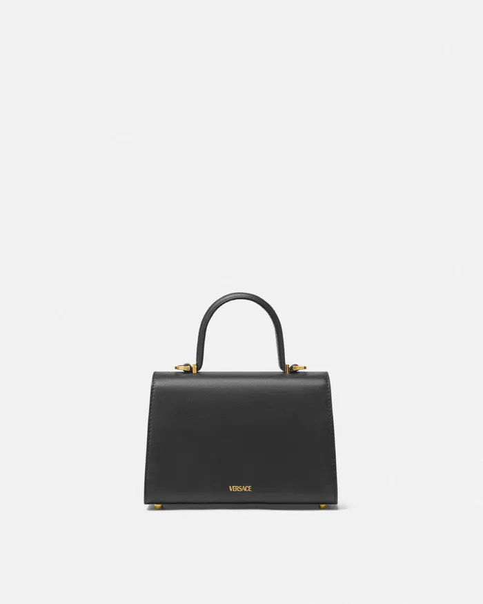 Versace Medusa 03995 Small Handbag Blackgold Women Top Handle