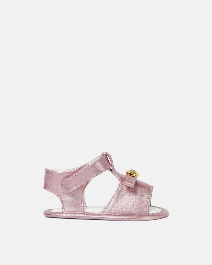 Versace Medusa Baby Metallic Sandals Light Pink Kids Shoes and First Steps
