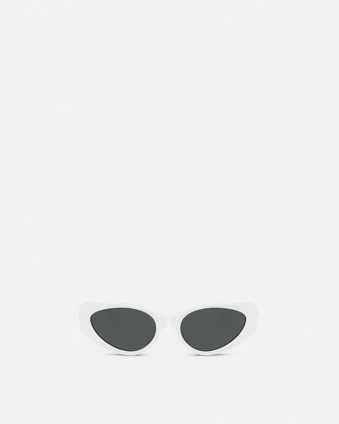 Versace Medusa Legend CatEye Sunglasses White Women Sunglasses