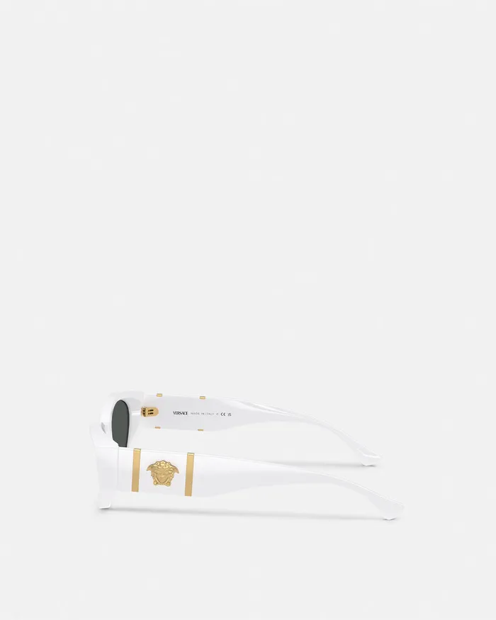 Versace Medusa Legend CatEye Sunglasses White Women Sunglasses